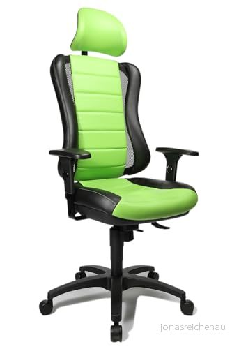 Topstar Kontorsstol Head Point RS inkl. höjdjusterbara armstöd och nackstöd grön/svart 4014296274058