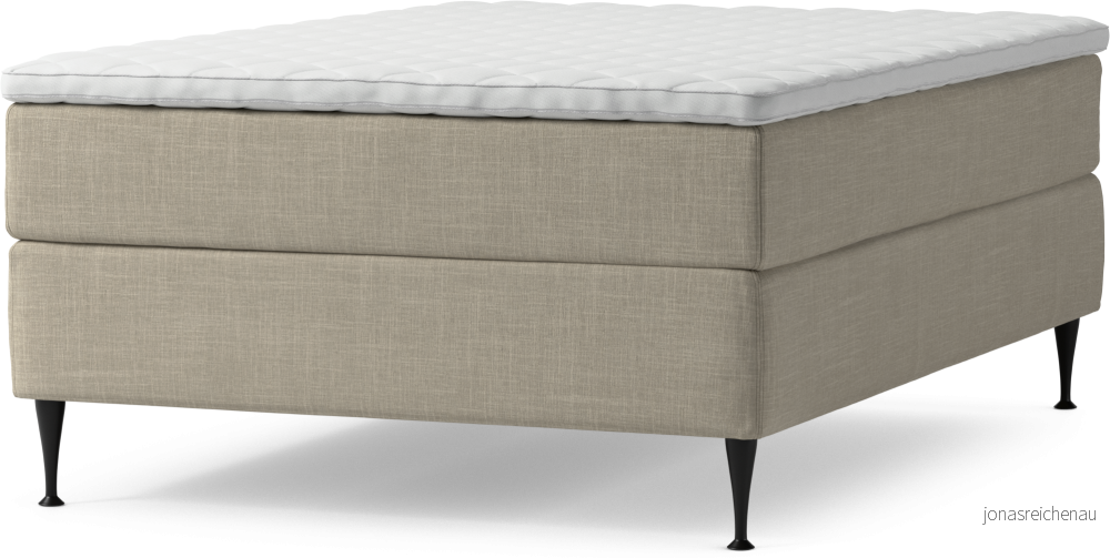 Delux Dream Kontinentalsäng, enkelsäng 140 cm med bäddmadrass och sängben 7JMU5