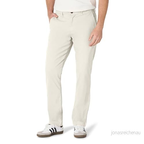 Amazon Essentials Men's Lediga stretchiga chinos atletisk passform (finns i Big & Tall), Sten, 38W / 29L 193548331689