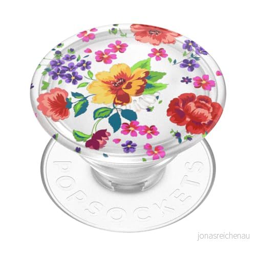 PopSockets 807390, Grepp, Multifärg, Transparent, Blommönster, Universal, 1 styck, 38,8 mm 840173764701
