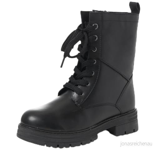 MARCO TOZZI Dam Bootie Laced 2 25286 43 halvlånga stövlar, svart, 41 EU 4064231991571