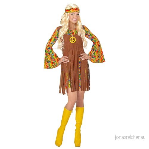 ”HIPPIE GIRL” (klänning med väst, pannband, fredstecken halsband) (M) 8003558065226 ”HIPPIE GIRL” (klänning med väst, pannband, fredstecken halsband) (M) 8003558065226