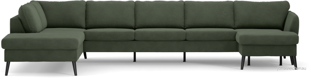 County 4-sits soffa med divan vänster och schäslong höger 9IM6K