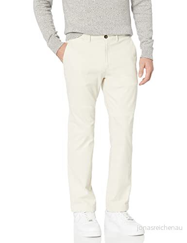 Amazon Essentials herr rak passform vardaglig stretch chinos byxa, sten, 34 B x 30 L 191770599594