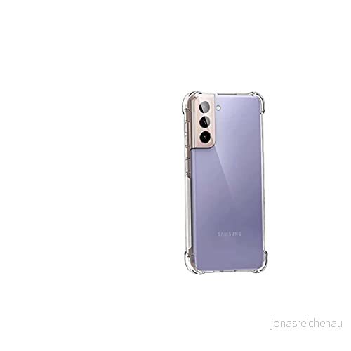 Genomskinligt förstärkt skal kompatibelt med Samsung S21 stötsäkert silikonfodral mjukt transparent TPU stötfångare fodral ISIUM 900853 3552729008531