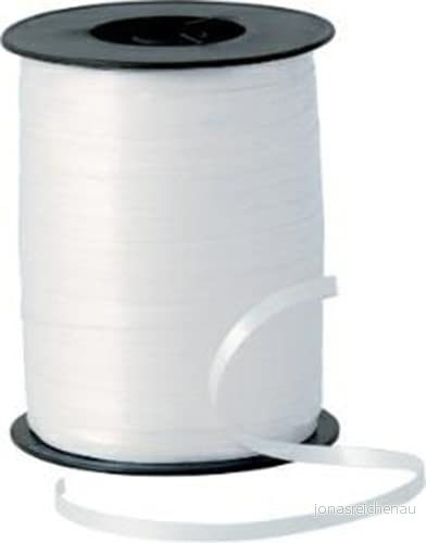 Ribbon dekorativt tejp (5 mm x 460 mt), vit 8026196347073