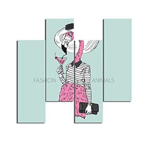 Homemania Flamingo 4 rums djur vardagsrum, sovrum flerfärgad, 76 x 0,3 50 cm HM204PMDF154, MDF 8681847129776 Homemania Flamingo 4 rums djur vardagsrum, sovrum flerfärgad, 76 x 0,3 50 cm HM204PMDF154, MDF 8681847129776