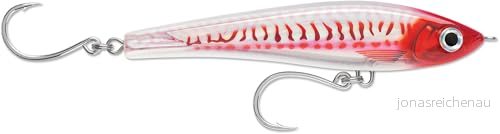 Rapala X Rap Magnum Stick fiskedrag plastkonstruktion flytande havsfiske drag variabelt simdjup storlek 17 cm/88 g tillverkad i Estland HD Red Head UV 22677327648