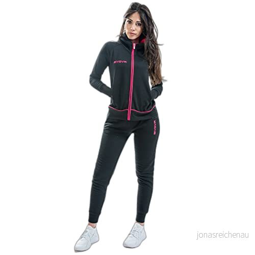 Givova, kostym stjärna ny, svart/fuxia, XS 8034044531604