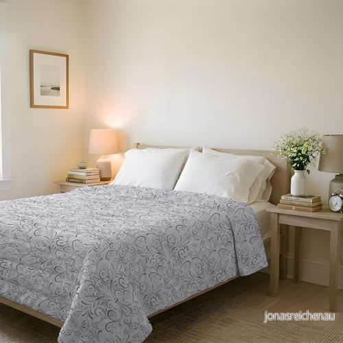 tryckt sommartäcke BASIC, mikrofiber, 250x240cm, Ornato 8058575151643