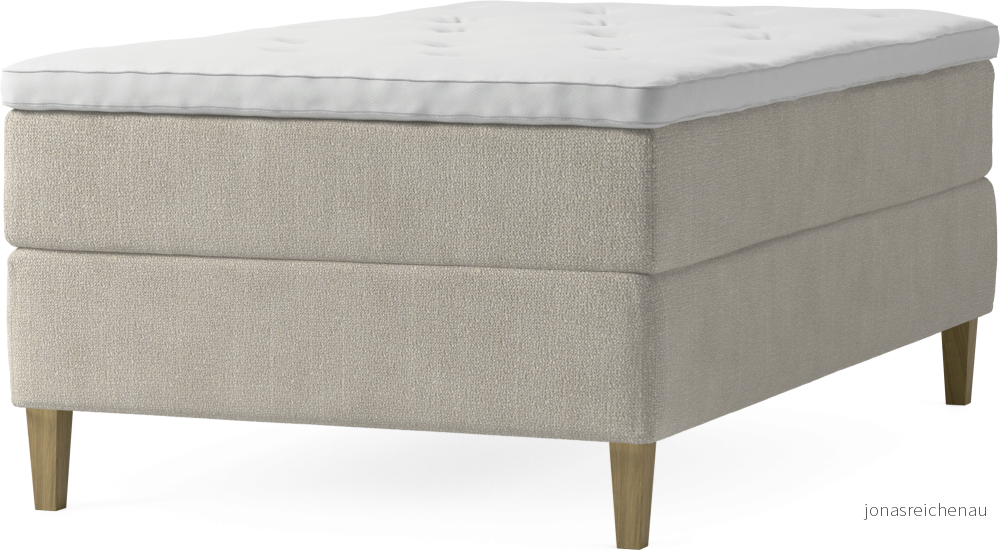 Delux Dream Kontinentalsäng, enkelsäng 120 cm med bäddmadrass och sängben zxjbt