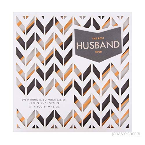 Födelsedagskort för man från Hallmark geometrisk laserskuren design 5054655351777