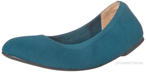 Amazon Essentials stickad balett för kvinnor platt, mörk turkos, 40 EU Bred 196433954505