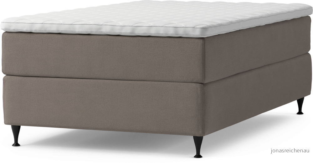 Delux Dream Kontinentalsäng, enkelsäng 120 cm med bäddmadrass och sängben idsmD