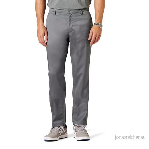 Amazon Essentials mäns atletisk passform stretchgolfbyxor (finns i stora och långa), kol, 42 B x 34 L 197153024837