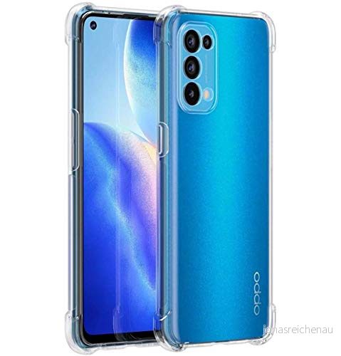 Transparent Anti Shock TPU Gel Skal för OPPO Find X3 Lite 5G 8434844440036