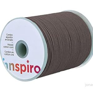 Sträckt bomull dragsko Fin brun 3,0 mm. 50m. 8428885098288 Sträckt bomull dragsko Fin brun 3,0 mm. 50m. 8428885098288