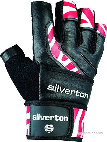 Silverton Vuxna Handskar Power Stripes - Svart/Blå 4007480017265