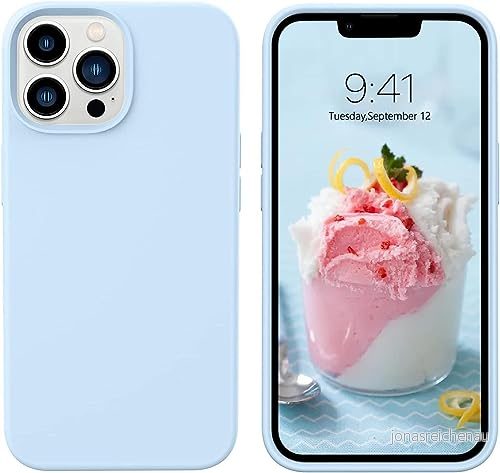 Silikon mobiltelefonfodral iPhone 13 Pro Max skyddsfodral smalt fodral struktur fallskydd halkfri reptålig 768604031393