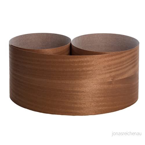 Nordlinger Pro förlimmad mahognyfaner, 25 cm x 2,5 m träskiva, påstrykningsbar faner 3354765100343