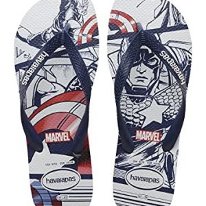 Havaianas Marvel, flip flops för vuxna, Navy White, 33/34 EU 7893249940397 Havaianas Marvel, flip flops för vuxna, Navy White, 33/34 EU 7893249940397
