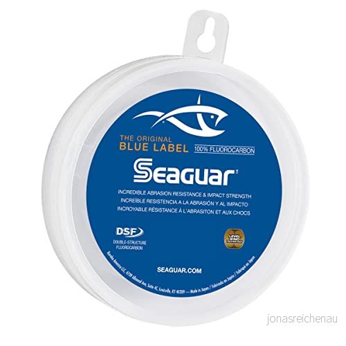 Seaguar blå etikett 100% fluorkarbonledare (DSF) 25 yd 20 pund, klar 645879206254