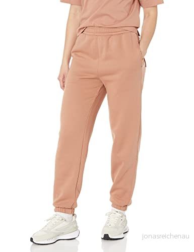 Amazon Essentials avslappnad joggingbyxor för kvinnor (finns i plusstorlek), ljusbrun, liten 196433861094