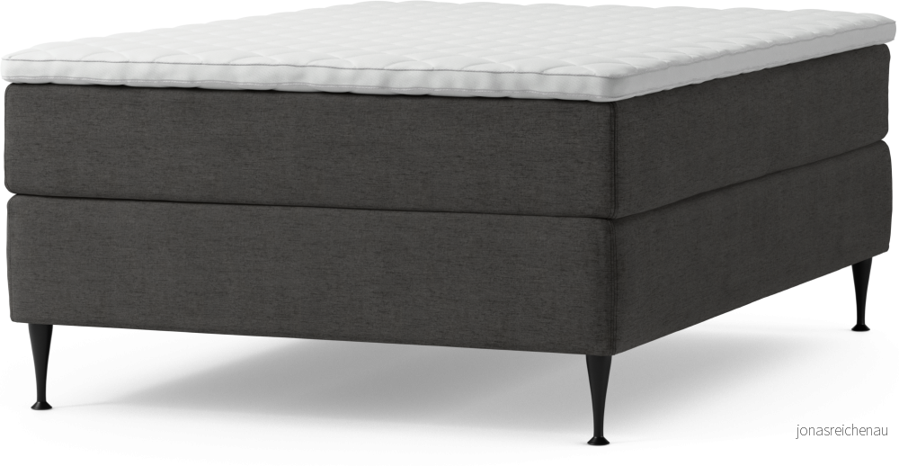 Delux Dream Kontinentalsäng, enkelsäng 140 cm med bäddmadrass och sängben VPGDn