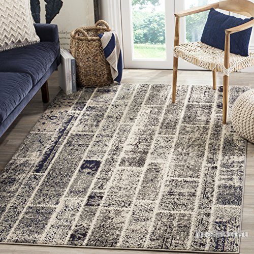 Safavieh Effi områdesmatta, vävd polypropylenmatta, MNC216P 5 P 121 X 170 cm Grey/Multi 889048080041