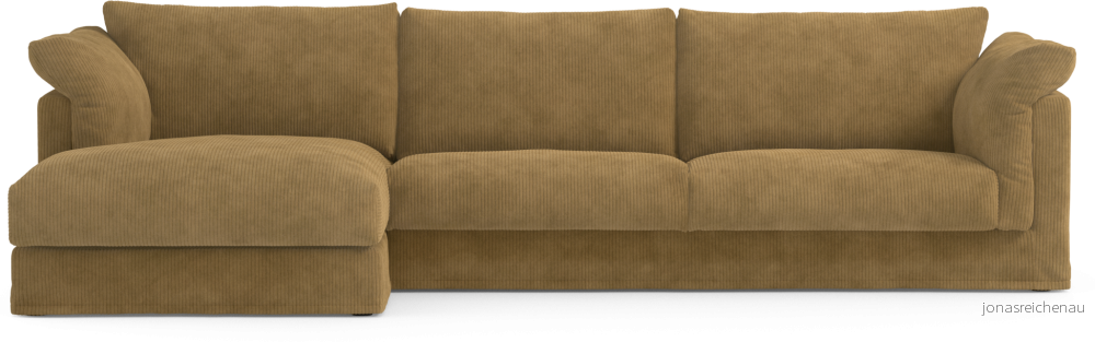 Cherrie 3-sits soffa med schäslong vänster, med kappa 0krJ3