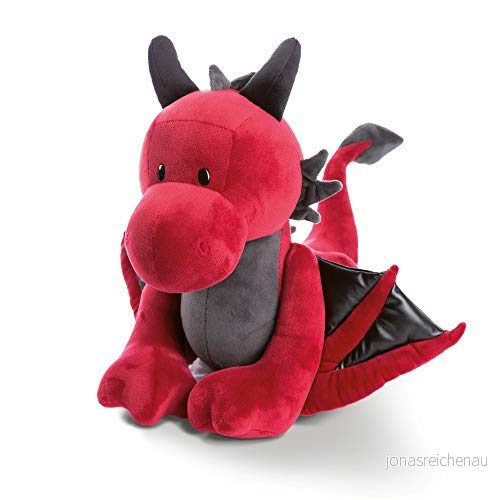 NICI 46716 Eldor the Dragon mjuk leksak 45 cm plyschleksaker för flickor, pojkar och bebisar fluffigt gosedjur lek, gosa samla barn 4012390467161