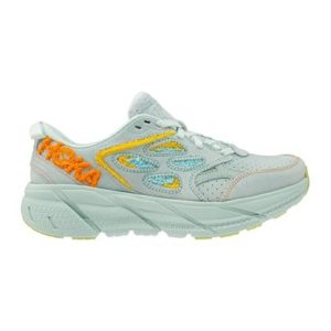 HOKA ONE Clifton L Embroidery, vandringsskor unisex vuxen, Blått glas strålande gul, 44 EU 195719220600 HOKA ONE Clifton L Embroidery, vandringsskor unisex vuxen, Blått glas strålande gul, 44 EU 195719220600