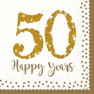 16 servetter guld jubileum 33 x cm 194099106160 16 servetter guld jubileum 33 x cm 194099106160