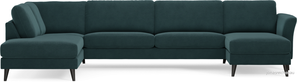Bridge 3-sits soffa med divan vänster och schäslong höger zuByz