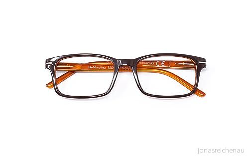 Genua brun orange läsglasögon 2,50 8055727981387