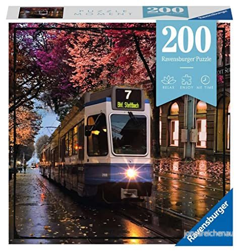 Ravensburger pussel Moment 17368 Zürich 200 bitar för vuxna och barn från 8 år 4005556173686
