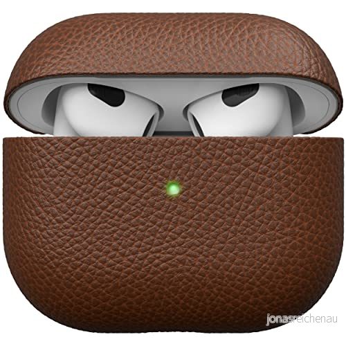 KeyBudz Artisan Series Leather Case Handcrafted for your Airpods 3 810082990515