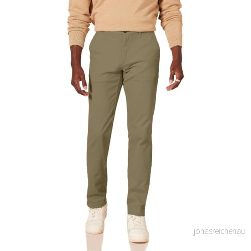 Amazon Essentials Herr Classic Fit Casual Stretch, Kaki brun, 32W / 34L 191770595671