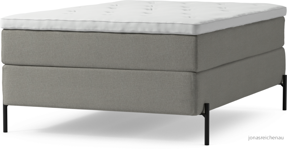 Delux Dream Kontinentalsäng, enkelsäng 140 cm med bäddmadrass och sängben Lphzv