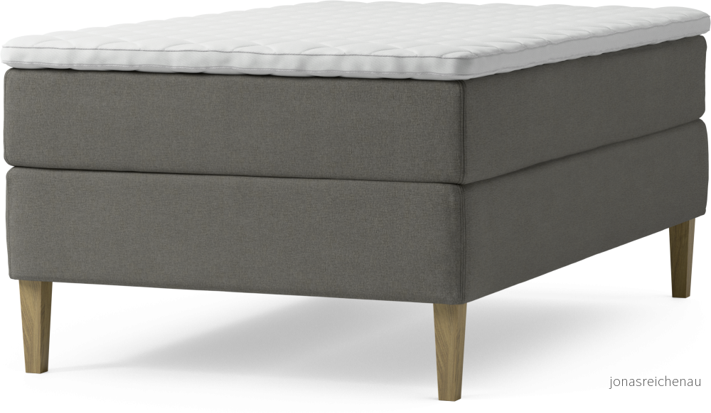 Delux Dream Kontinentalsäng, enkelsäng 120 cm med bäddmadrass och sängben dZXpW