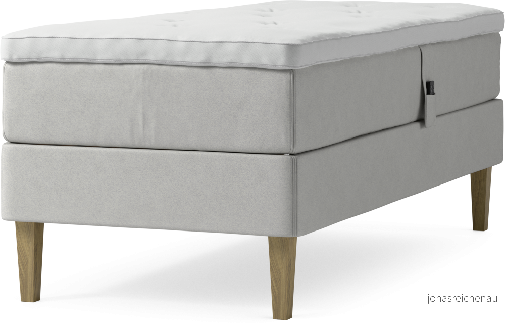 Delux Dream Ställbar säng, enkelsäng med bäddmadrass och sängben pSdW9