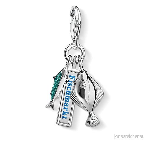 Thomas Sabo Dam Clasp Charms 925 sterlingsilver 1152 001 12, Eén maat, Silver sterlingsilver, kaldemalj silver, utan sten 4051245164510