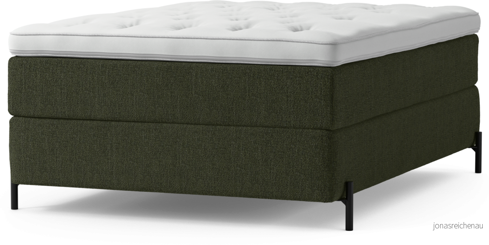 Delux Dream Kontinentalsäng, enkelsäng 140 cm med bäddmadrass och sängben xOLBw