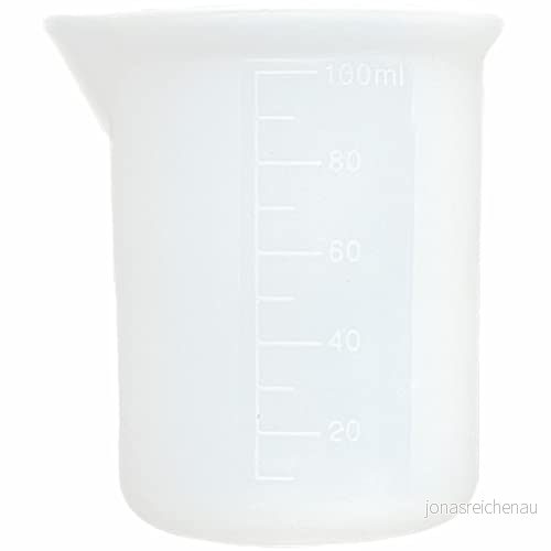 1 st. silikonmätkopp för epoxiharts 100 ml non stick blandningskopp gör det själv mångsidig 4064944021985