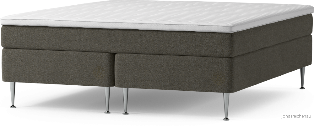 Asperö Comfort Kontinentalsäng, dubbelsäng med bäddmadrass Comfort och sängben 96cx4