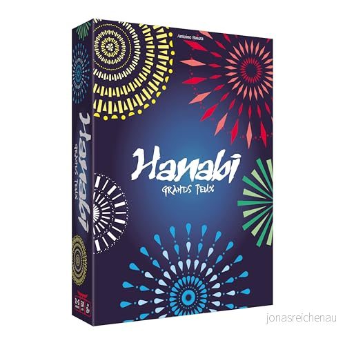 Asmodee HANABI: Stora bränder brädspel för barn från 8 år kooperativt spel att skjuta vackra Artifice eldar 2 till 5 spelare 30 min Svensk version 3760052143229