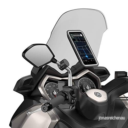 Shapeheart Fransk innovation, magnetisk telefonhållare PRO för backspegel med avtagbart väderbeständigt fodral, antivibrationer, alla backspeglar, kompatibel märken 3615744369893