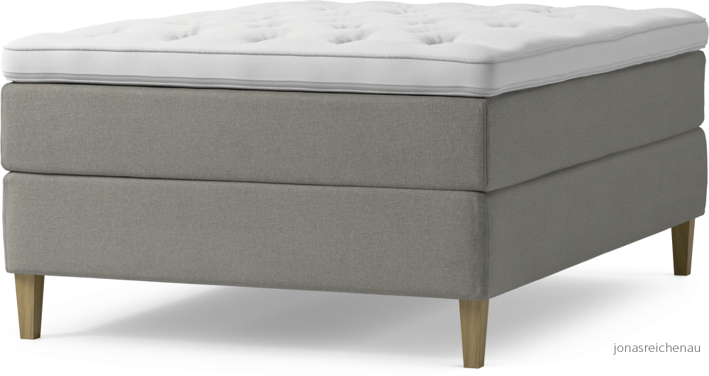 Delux Dream Kontinentalsäng, enkelsäng 140 cm med bäddmadrass och sängben 9jCsI
