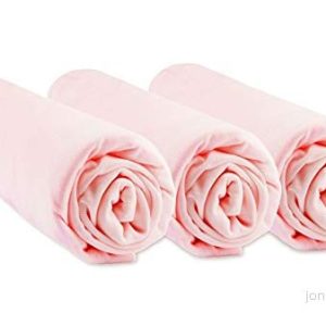 Set med 3 lakan, 40 x 80 cm, töjbart för 90 spjälsäng, allergivänlig bambu, rosa, andas, varumärke Easy Dort certifierad Oeko Tex etikett tillverkad i Europa 3700785602600 Set med 3 lakan, 40 x 80 cm, töjbart för 90 spjälsäng, allergivänlig bambu, rosa, andas, varumärke Easy Dort certifierad Oeko Tex etikett tillverkad i Europa 3700785602600