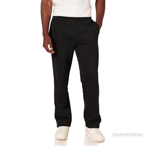 Amazon Essentials Fleece sweatpants för män (Finns i stora och långa), svart, 4X Large Big 196433424978